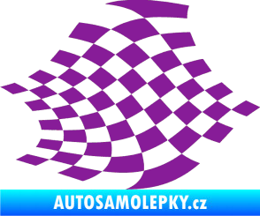 Samolepka Šachovnice 031 fialová