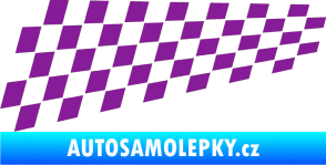 Samolepka Šachovnice 034 fialová