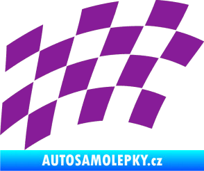Samolepka Šachovnice 037 fialová