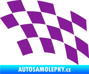 Samolepka Šachovnice 038 fialová
