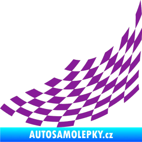 Samolepka Šachovnice 039 fialová