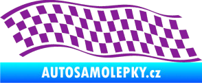 Samolepka Šachovnice 057 fialová