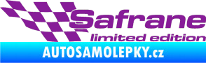 Samolepka Safrane limited edition levá fialová