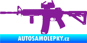 Samolepka Samopal 003 levá fialová
