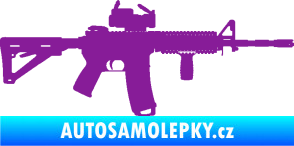 Samolepka Samopal 003 pravá fialová