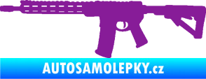 Samolepka Samopal 007 levá fialová