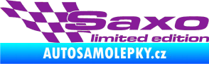 Samolepka Saxo limited edition levá fialová