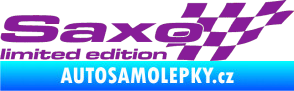 Samolepka Saxo limited edition pravá fialová