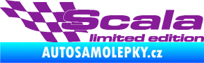 Samolepka Scala limited edition levá fialová