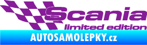 Samolepka Scania limited edition levá fialová