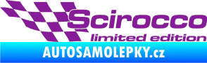 Samolepka Scirocco limited edition levá fialová