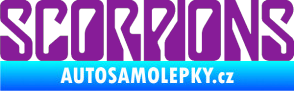 Samolepka Scorpions fialová