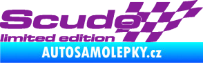 Samolepka Scudo limited edition pravá fialová