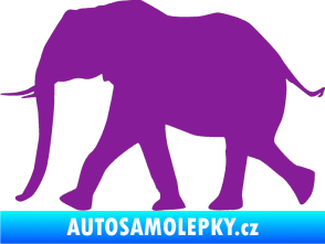 Samolepka Slon 015 levá fialová