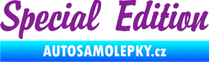 Samolepka Special edition 001 fialová
