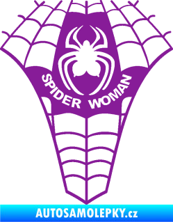 Samolepka Spider woman pavoučí žena fialová