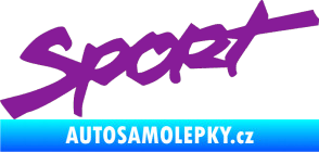 Samolepka Sport 001 fialová