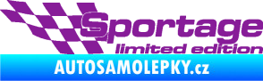 Samolepka Sportage limited edition levá fialová