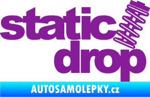 Samolepka Static drop 001 JDM styl fialová