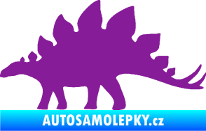 Samolepka Stegosaurus 001 levá fialová