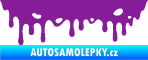 Samolepka Stékající skvrna 006 levá fialová