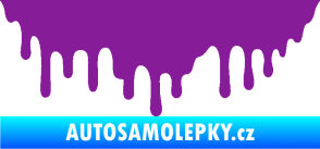 Samolepka Stékající skvrna 007 levá fialová