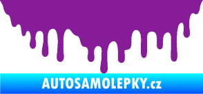 Samolepka Stékající skvrna 007 pravá fialová