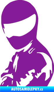 Samolepka Stig levá fialová