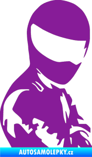Samolepka Stig pravá fialová