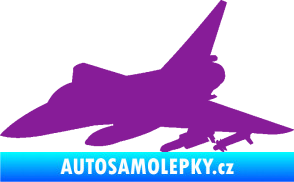 Samolepka Stíhací letoun 005 levá fialová