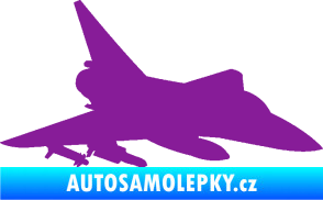 Samolepka Stíhací letoun 005 pravá fialová