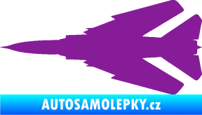 Samolepka Stíhací letoun 007 levá MIG fialová