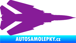 Samolepka Stíhací letoun 007 pravá MIG fialová