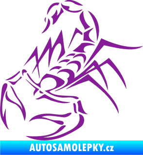 Samolepka Štír 017 levá fialová