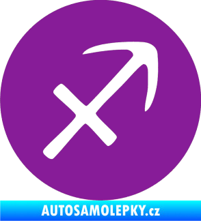 Samolepka Střelec 001 - horoskop fialová