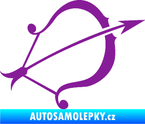 Samolepka Střelec 002 pravá fialová