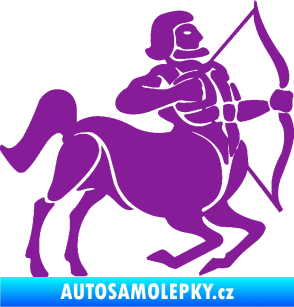 Samolepka Střelec 004 pravá fialová