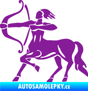 Samolepka Střelec 005 levá fialová