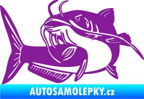 Samolepka Sumec 001 levá fialová