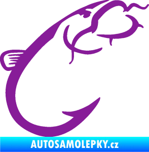 Samolepka Sumec 003 pravá fialová