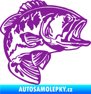 Samolepka Sumec 007 pravá fialová
