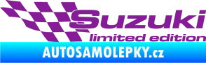 Samolepka Suzuki limited edition levá fialová