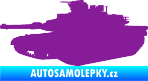 Samolepka Tank 002 levá M1 Abrams fialová