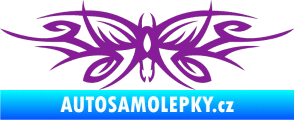 Samolepka Tetování 111 motýl fialová