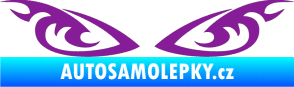 Samolepka Tetování 182 oči fialová
