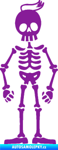 Samolepka The Bone Family Táta fialová
