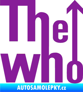 Samolepka The Who fialová
