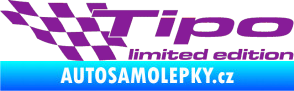 Samolepka Tipo limited edition levá fialová