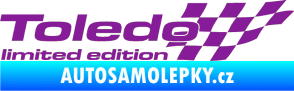 Samolepka Toledo limited edition pravá fialová