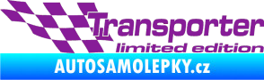 Samolepka Transporter limited edition levá fialová